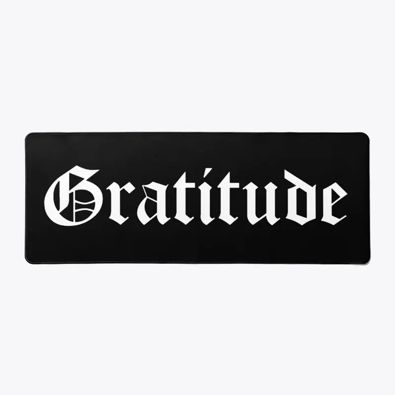 Old English Gratitude Merch